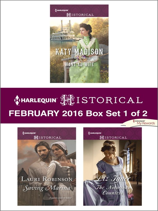 Title details for Harlequin Historical February 2016, Box Set 1 of 2 by Katy Madison - Wait list